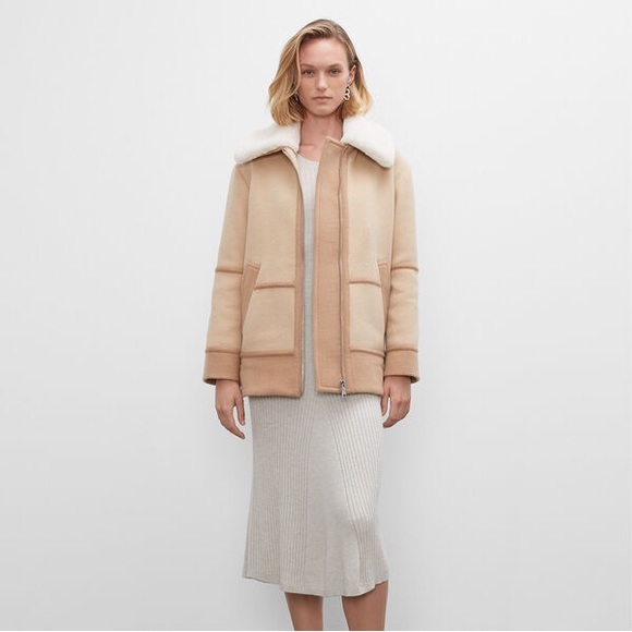 Club Monaco Jackets & Blazers - Brand new with tags Mixed Media Moto Jacket by Club Monaco.